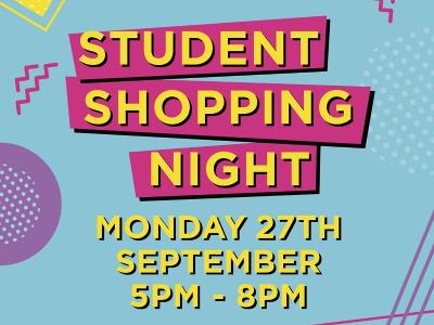 Student shopping night 