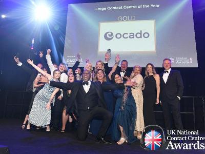 Ocado crowned UK contact centre of the year