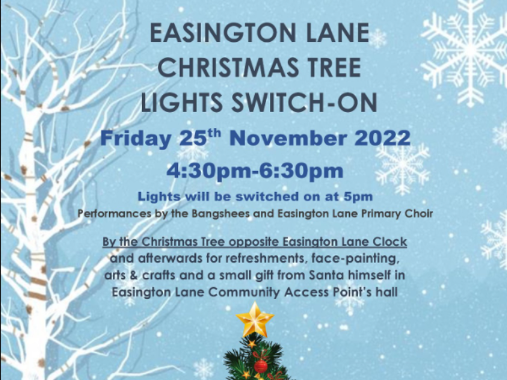 Easington Lane Christmas Light Switch on 2022