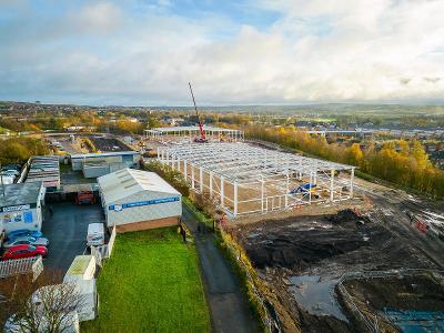 Houghton retail development shows its steel