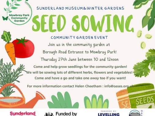 Seed Sowing Community Garden Event